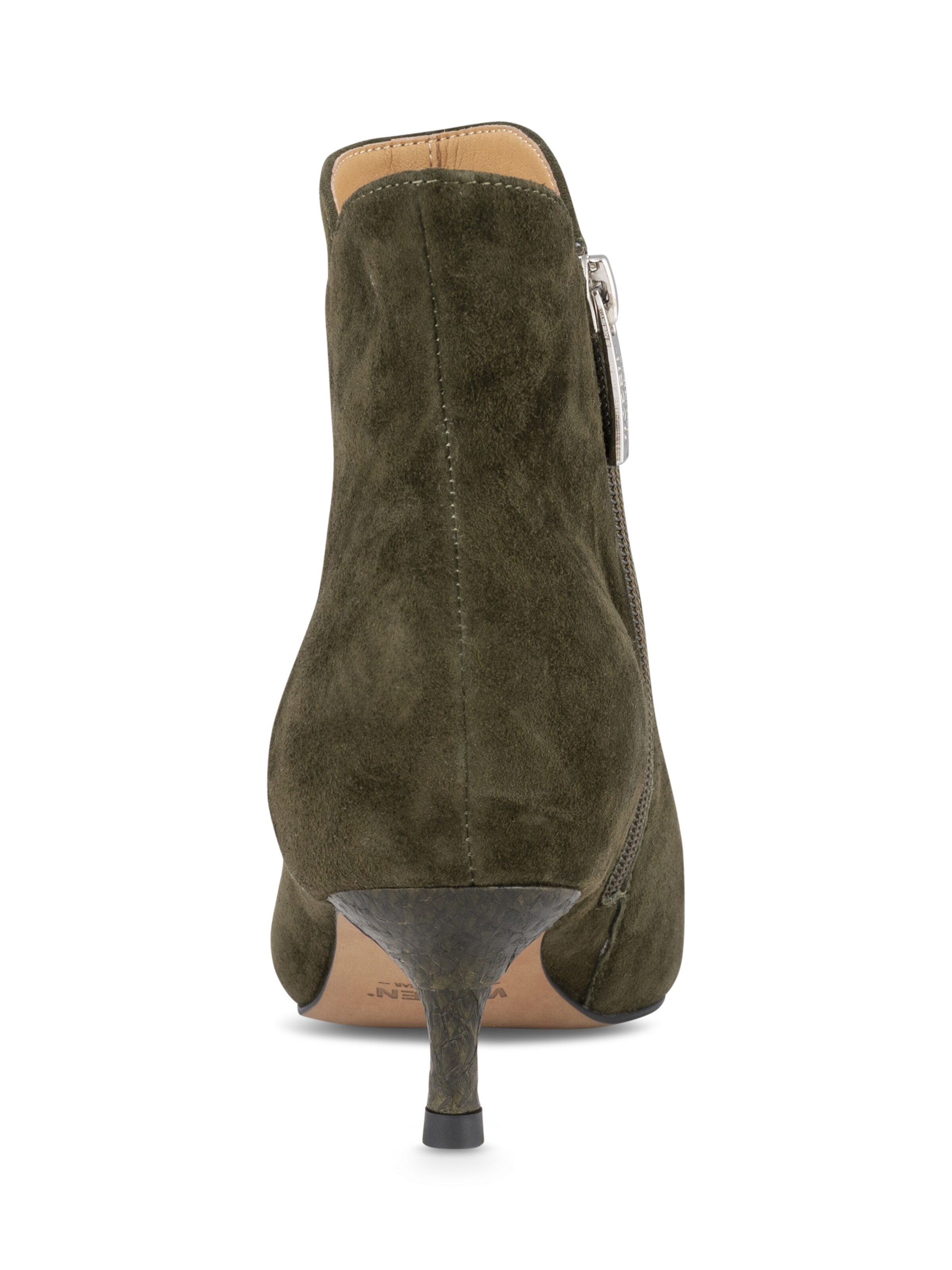 WODEN Booties ' Saga  ' in Green