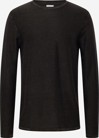 Pullover di QS in nero: frontale