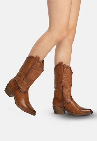 Elara Comwboystøvler i brun
