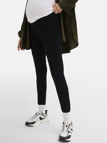 bonprix Skinny Legíny – černá: přední strana