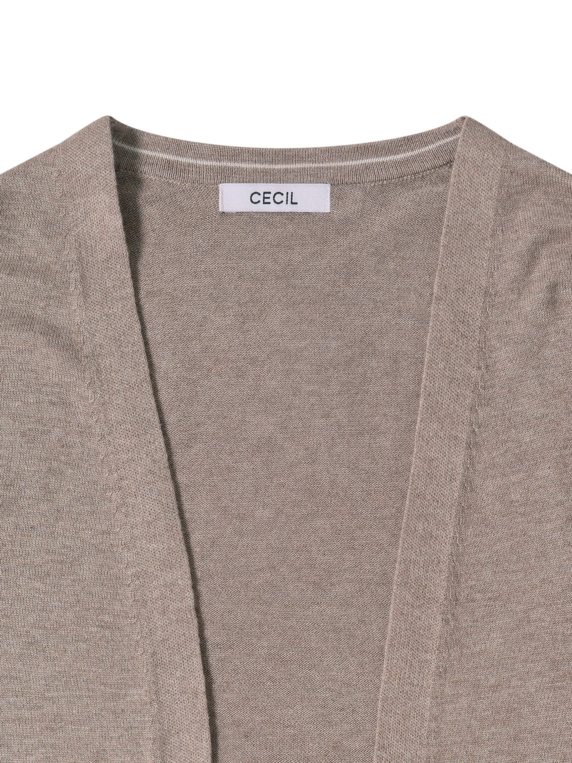 CECIL Knit Cardigan in Beige