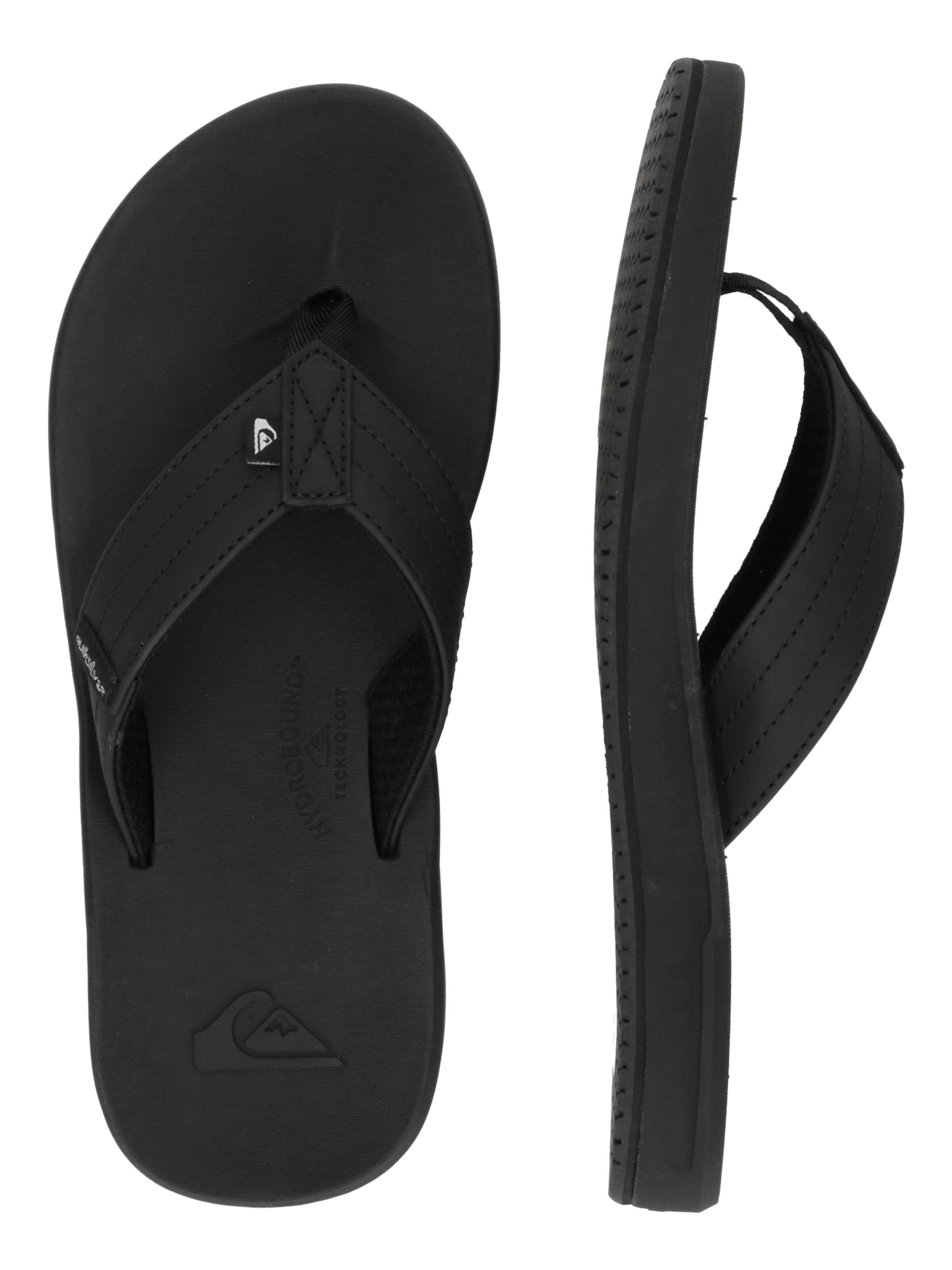 Flip-flops 'Rivi' de la QUIKSILVER pe negru
