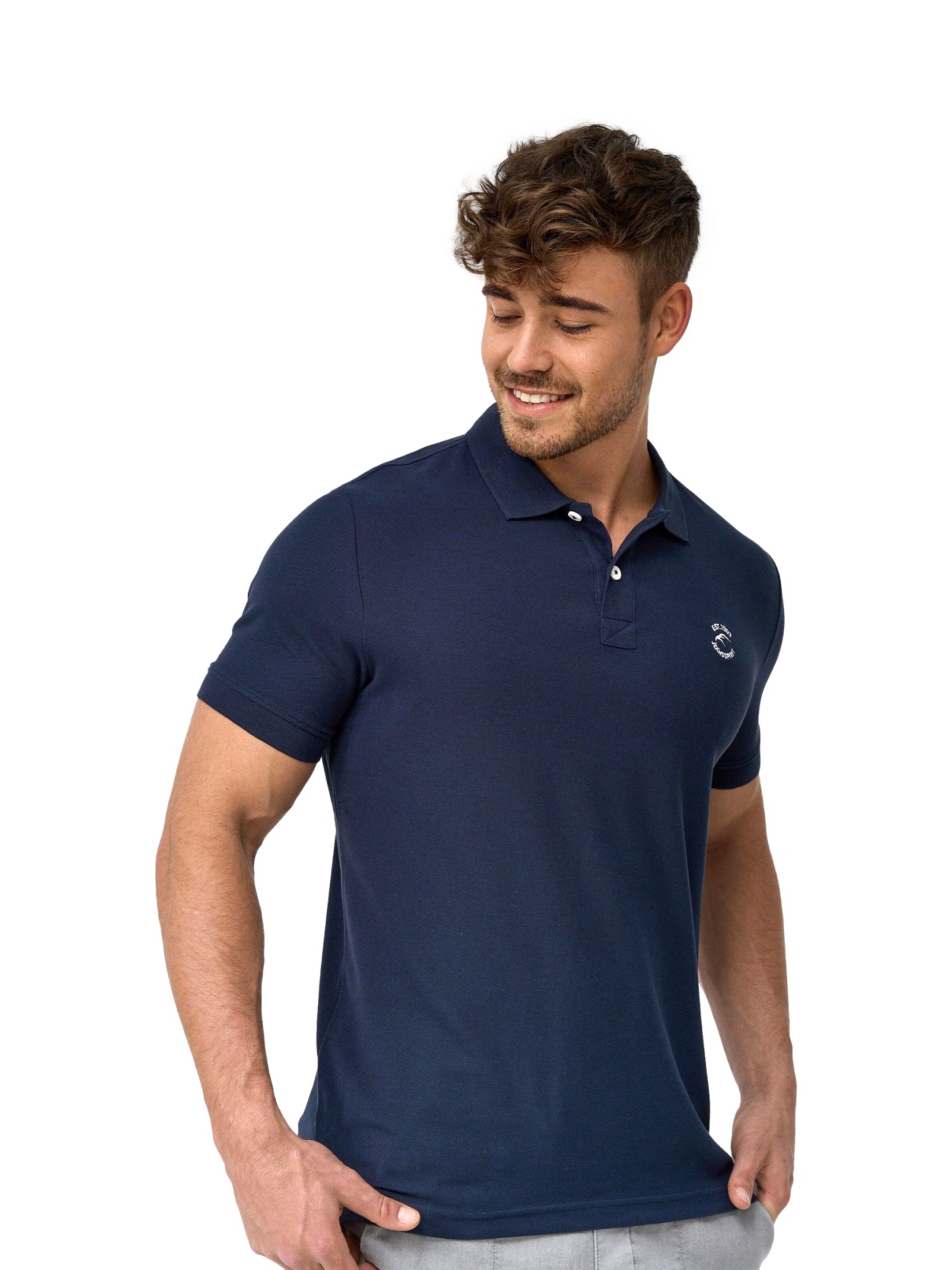 T-Shirt 'Wadim' INDICODE en bleu : devant