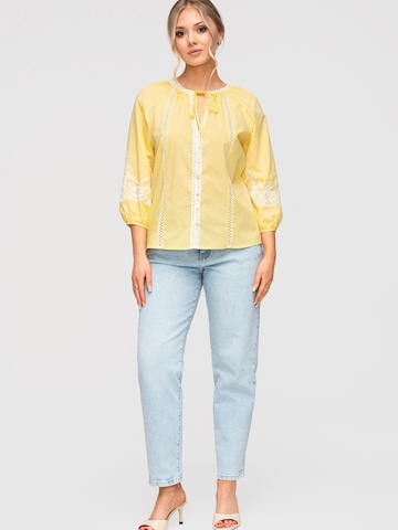 Ombre Bluse‌‌‌‌‌‌‌‌‌‌ in Gelb