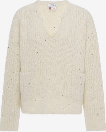 IZIA - Pullover em bege: frente