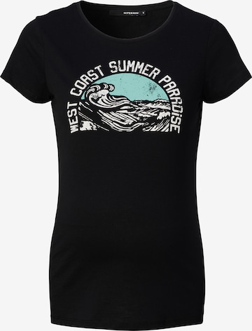 Supermom T-shirt in Black: front