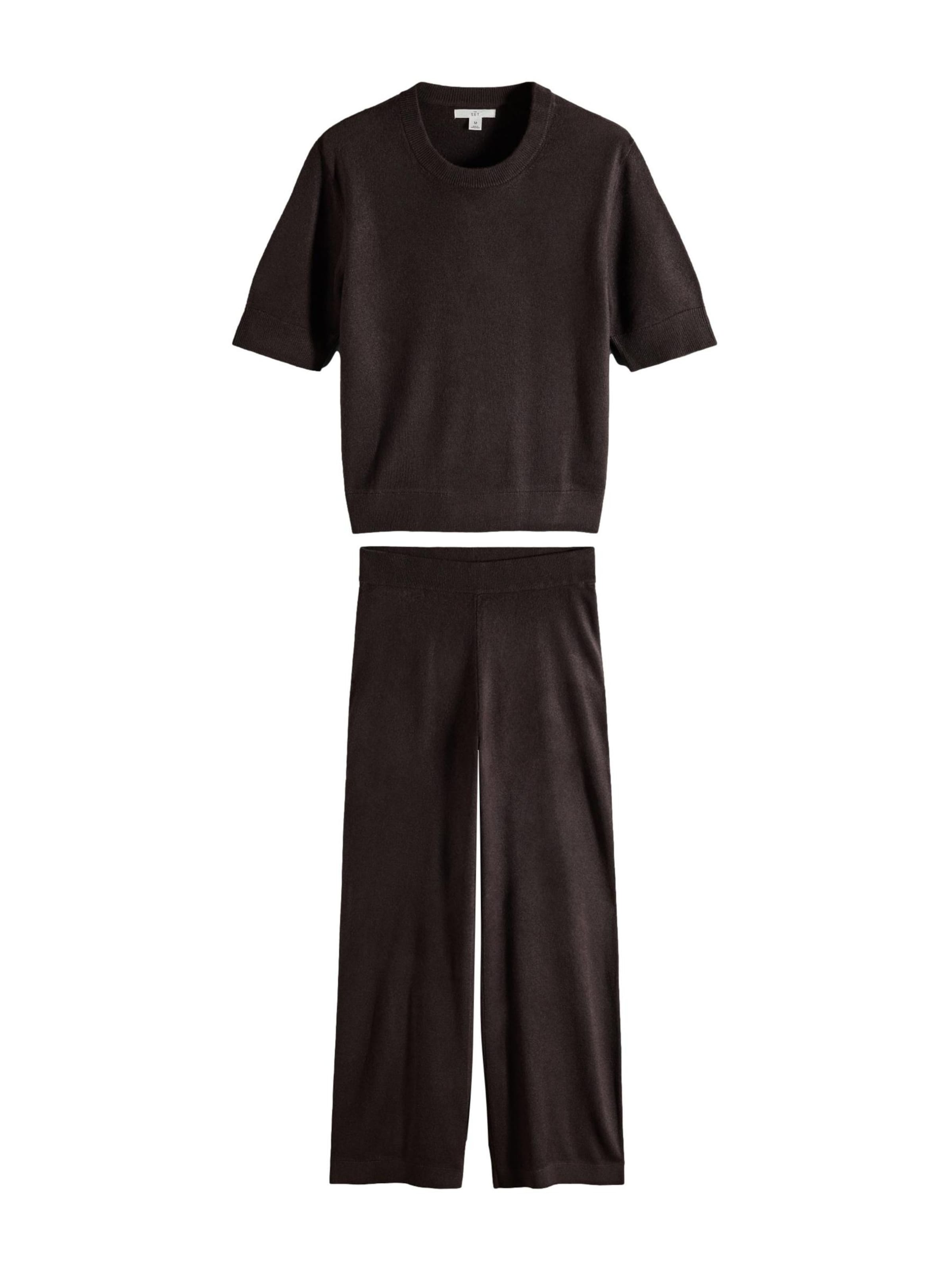 The Set - Traje para estar en casa en marrón: frente