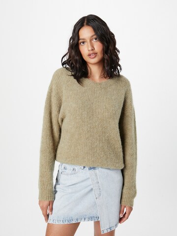 AMERICAN VINTAGE Sweater 'East' in Brown: front