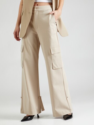 Weekend Max Mara Wide leg Παντελόνι cargo 'OLIATO' σε μπεζ: μπροστά