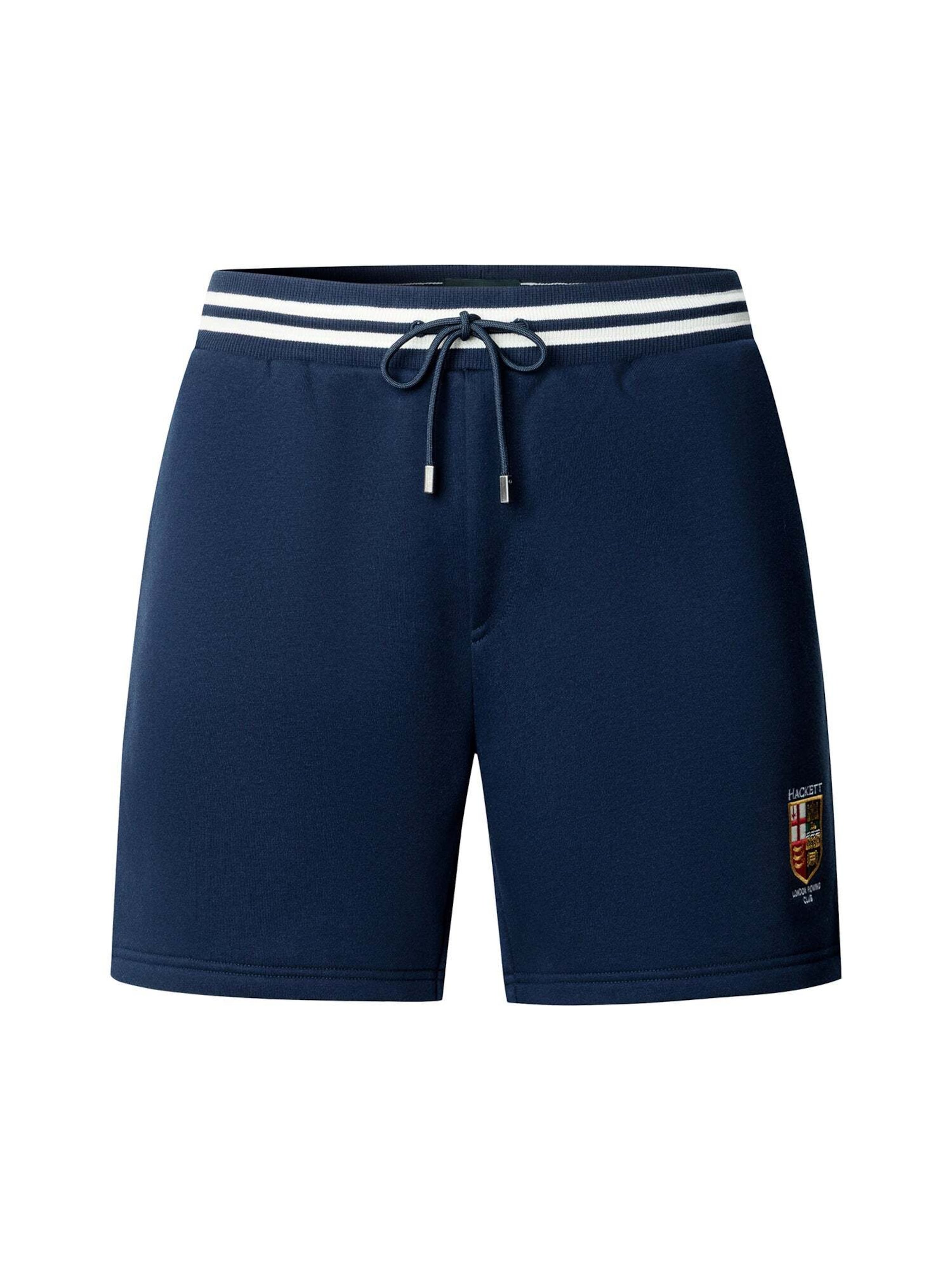 Hackett London Regular Pants in Blue: front