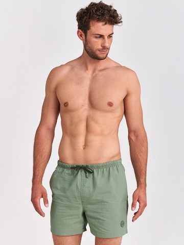 Shorts de bain Shiwi en vert : devant