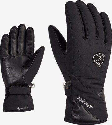 ZIENER Athletic Gloves 'KAMEA GTX' in Black: front