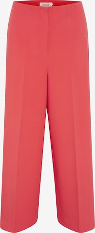 SOAKED IN LUXURY Pleated Pants 'Corinne' in Orange: front