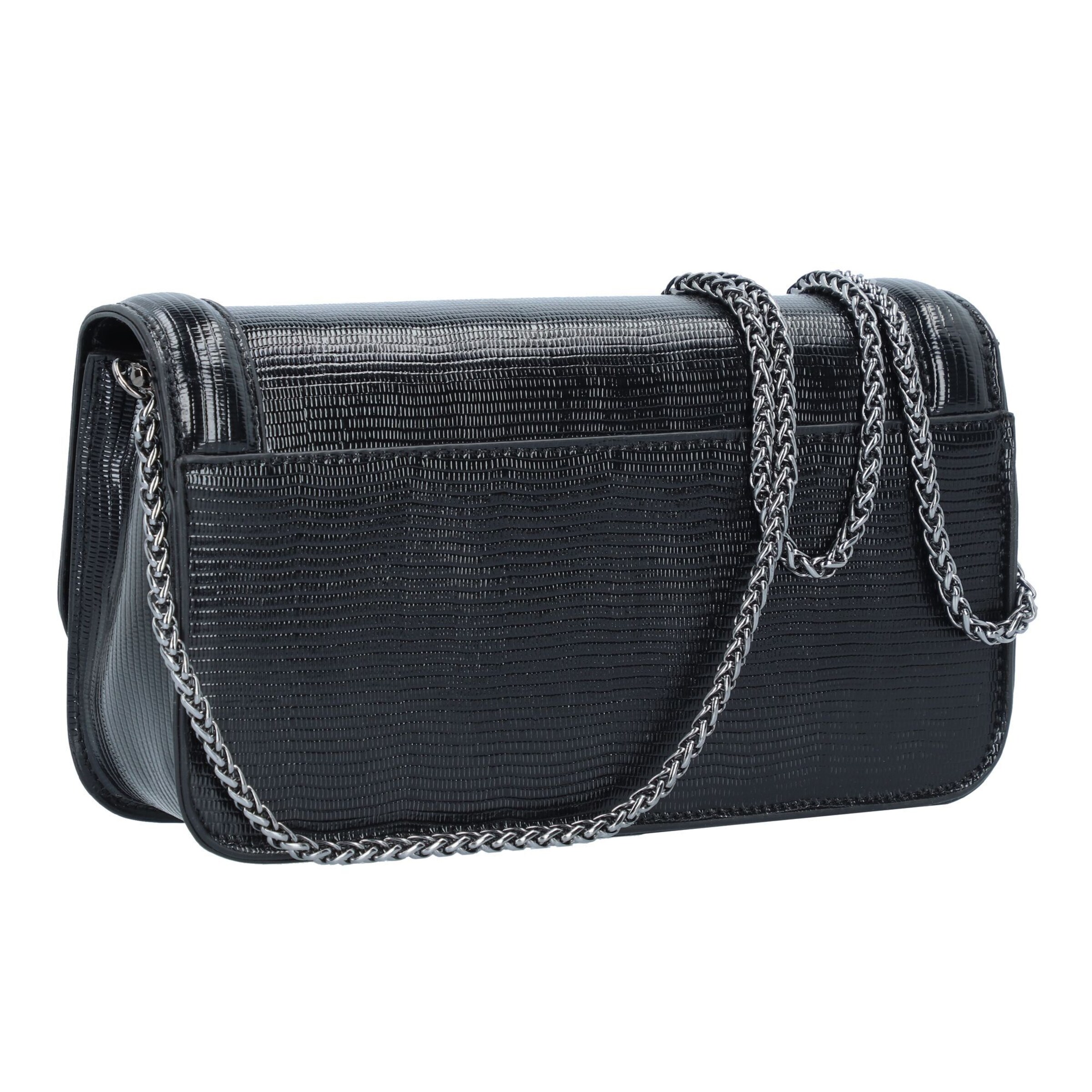 Sac à bandoulière 'Naimi' L.CREDI en noir