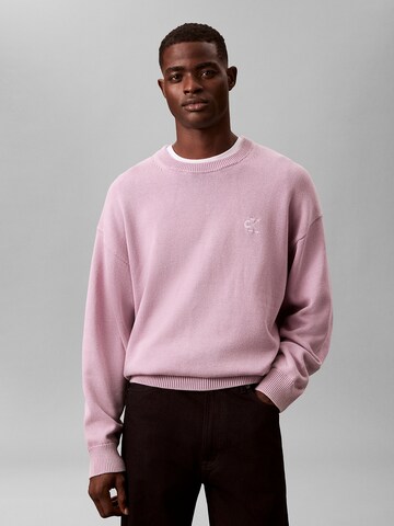 Calvin Klein Jeans Sweater in Purple: front