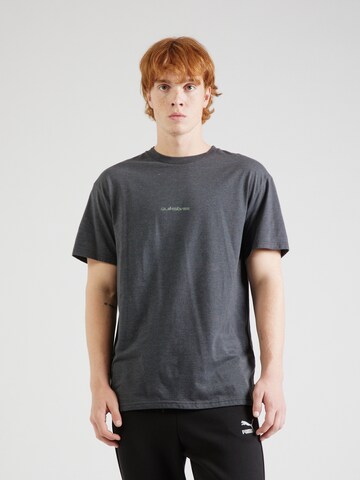 QUIKSILVER - Camiseta funcional 'PEACE PHASE' en negro: frente