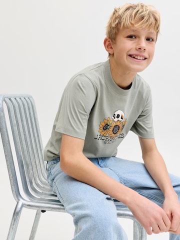 Jack & Jones Junior T-Shirt 'JORCATSKILLS' in Grün