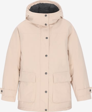 bēšs DreiMaster Vintage Ziemas jaka: no priekšpuses