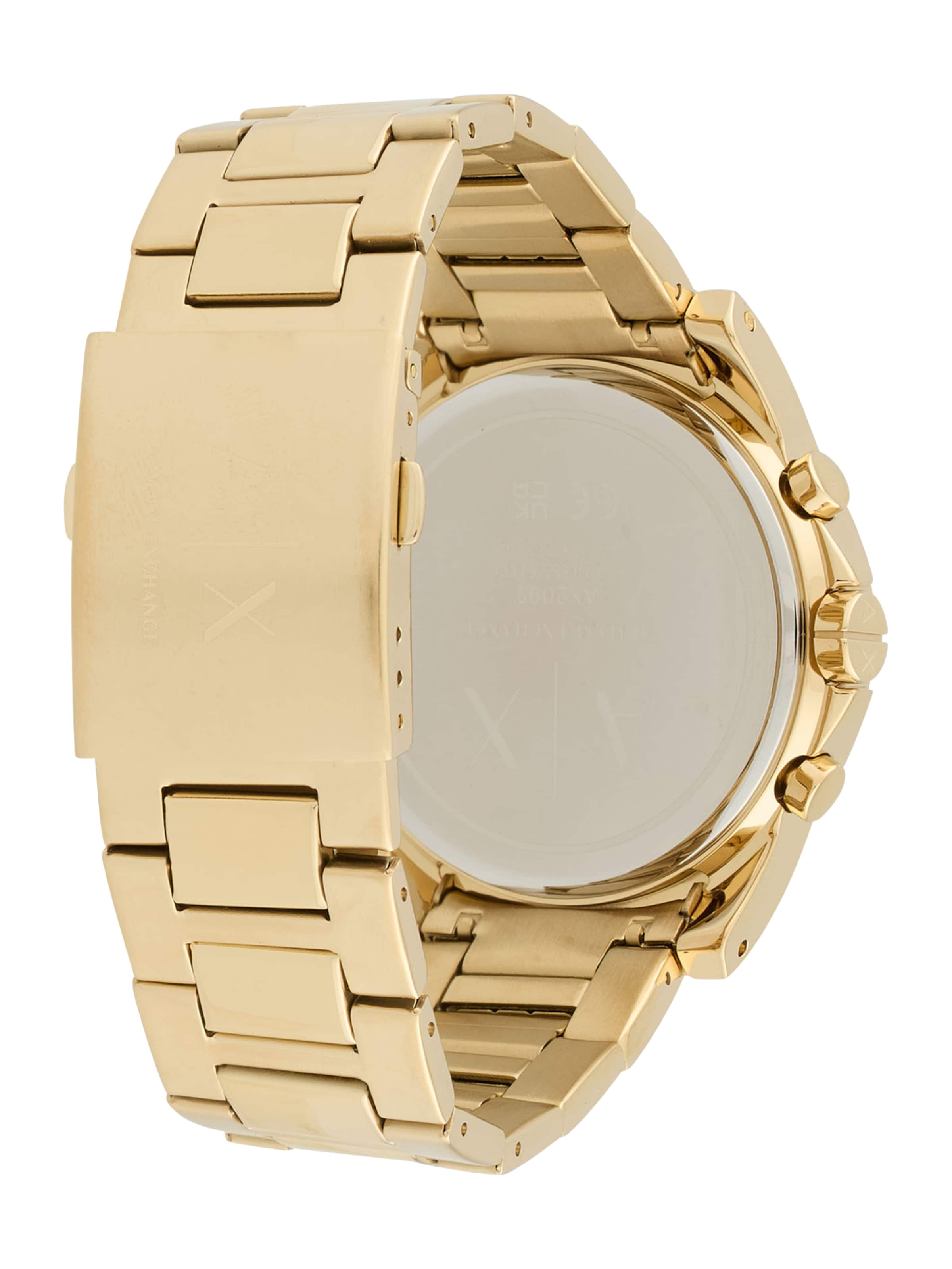 ARMANI EXCHANGE Analogna ura | zlata barva: zadnja stran