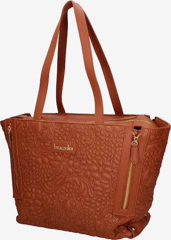 Braccialini Shopper in Bruin: voorkant