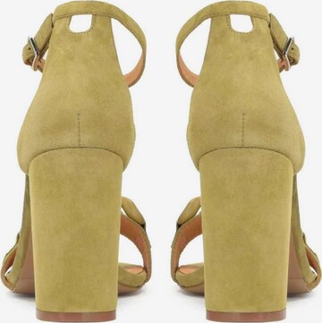 Kazar Strap Sandals in Green