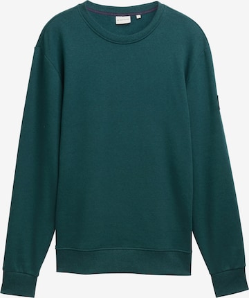 TOM TAILOR - Sweatshirt em verde: frente