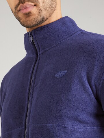 4F - Chaqueta polar funcional en azul