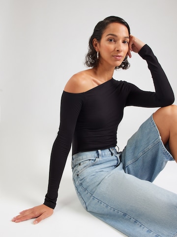 ABOUT YOU - Body camiseta en negro: frente