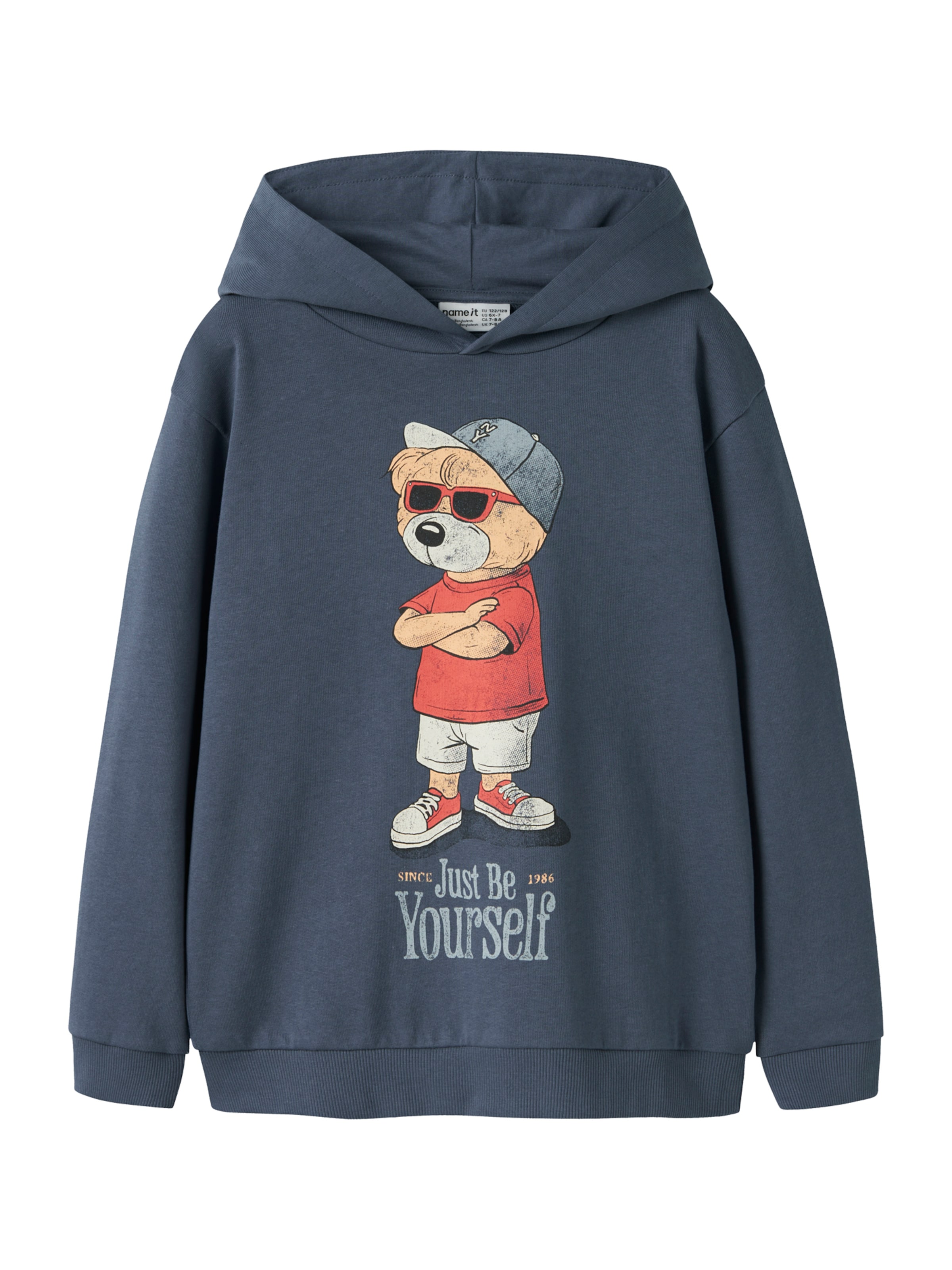 NAME IT - Sudadera 'NKMDOBS' en azul: frente