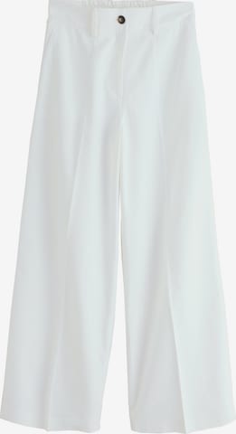 Pantalon à plis Next en blanc : devant