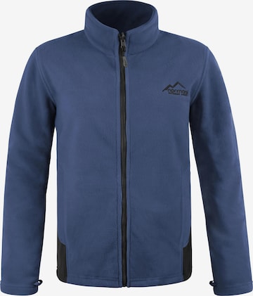 normani Athletic Fleece Jacket 'Ivalo' in Blue: front