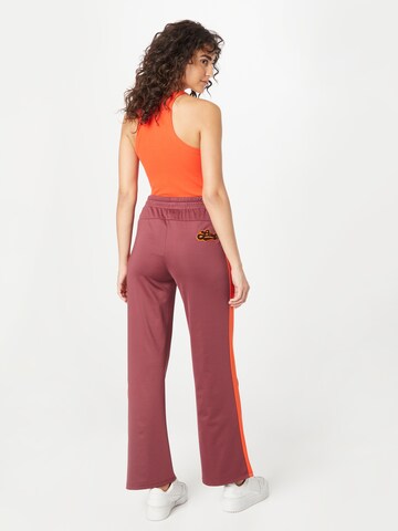 Wide leg Pantaloni di LOOKS by Wolfgang Joop in rosso