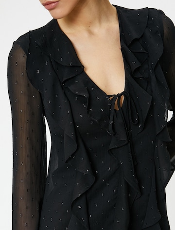 Koton Kleid in Schwarz