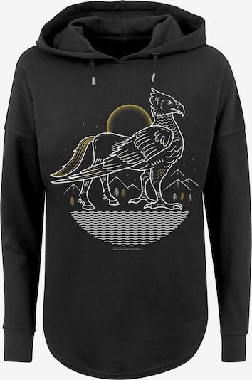 F4NT4STIC Sweat-shirt 'Harry Potter Buckbeak' en jaune clair / noir / blanc, Vue avec produit