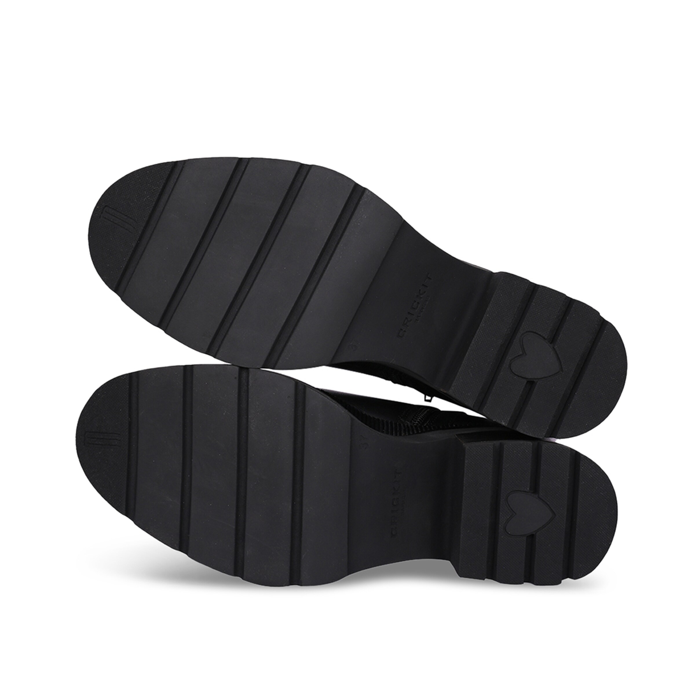 Crickit Enkellaarsjes 'Nerina' in Zwart