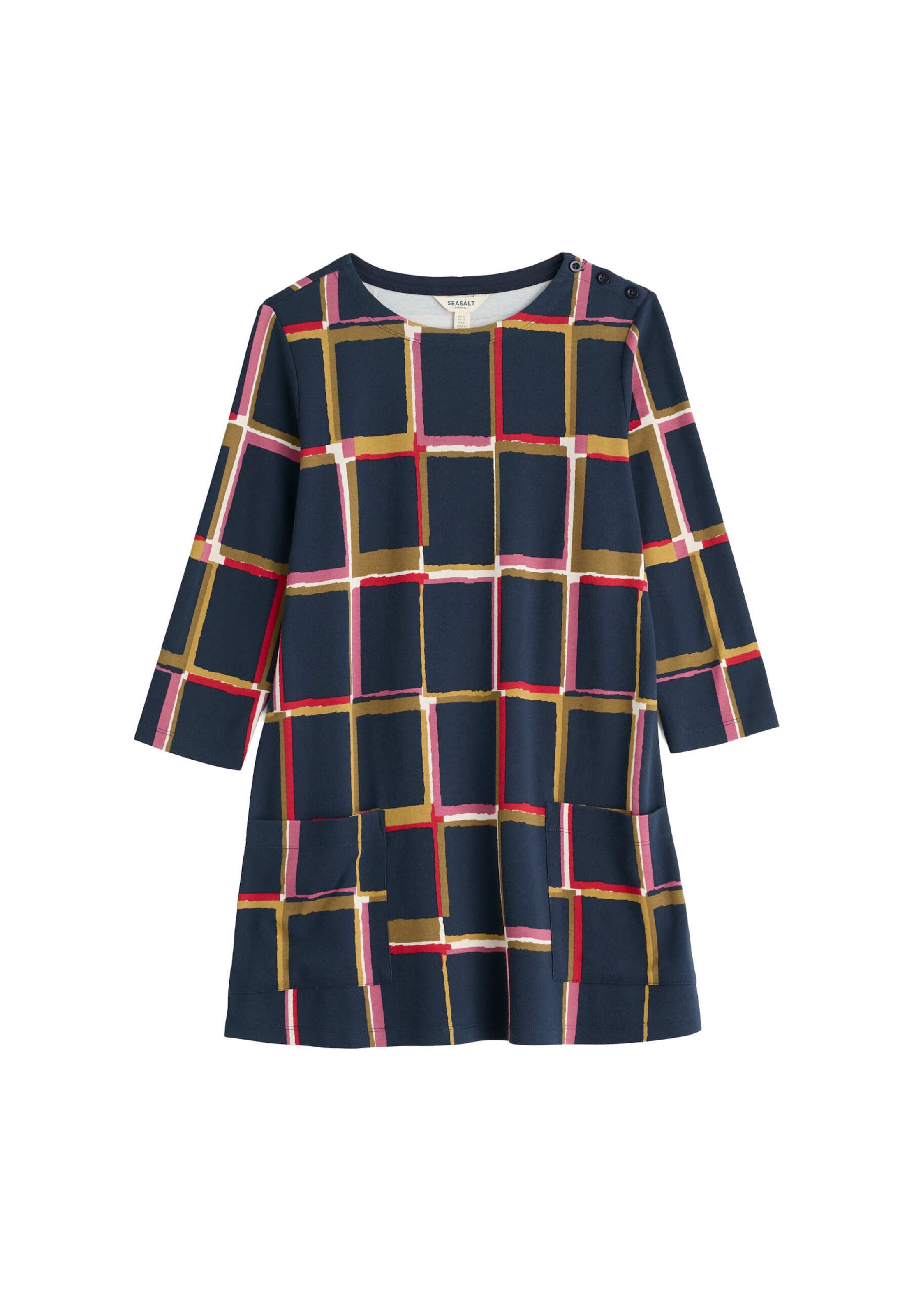 Seasalt Cornwall Shirt 'Tall Waves' in Lila: Vorderseite