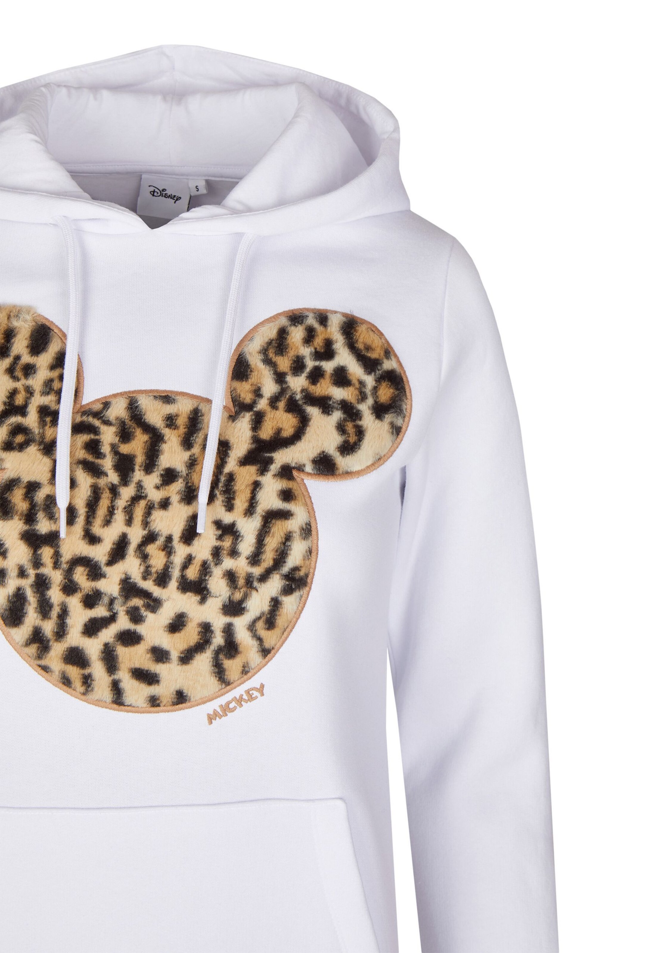 Course Sweatshirt 'Mickey Flock' in Weiß