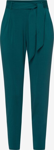 Les Lunes Pleat-Front Pants 'Jade' in Blue: front