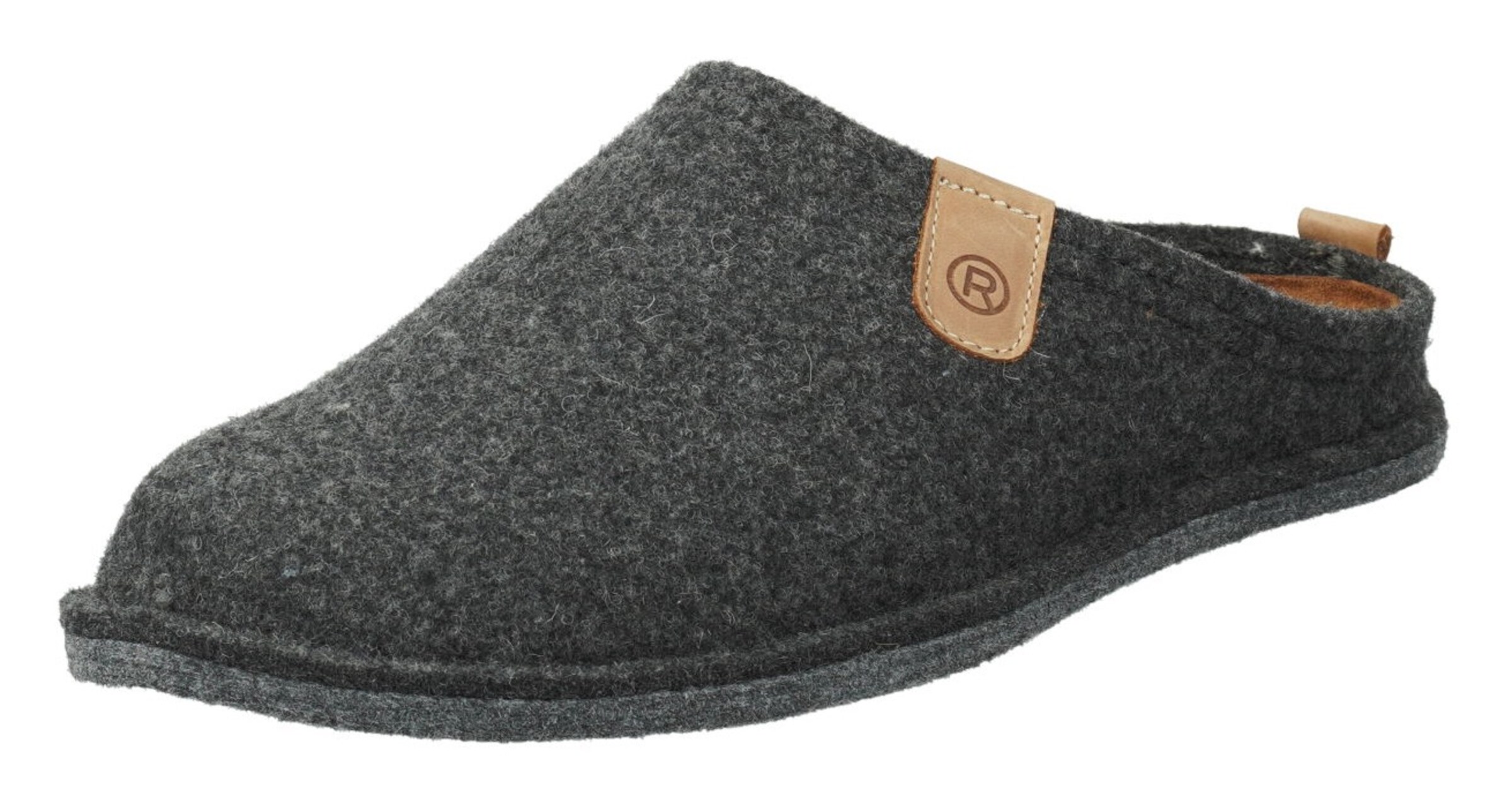 Pantoufle ROHDE en gris : devant