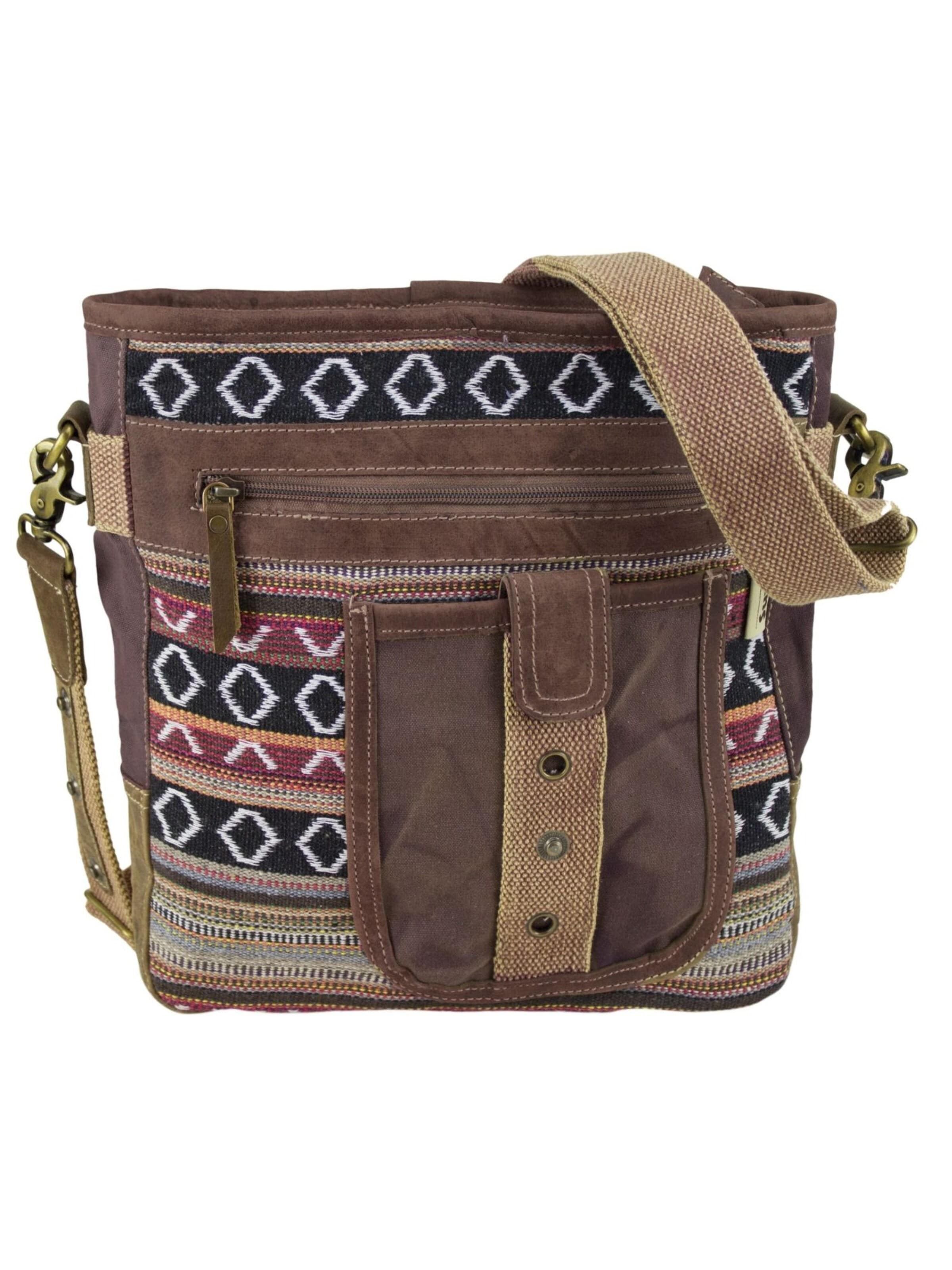 Sunsa Crossbody Bag 'Sunsa' in Brown: front