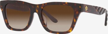 Tory Burch Okulary przeciwsłoneczne '0TY7181U52170987' w kolorze brązowy: przód