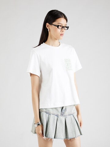 VERO MODA T-Shirt 'VMSARA METTE' in Weiß: Vorderseite