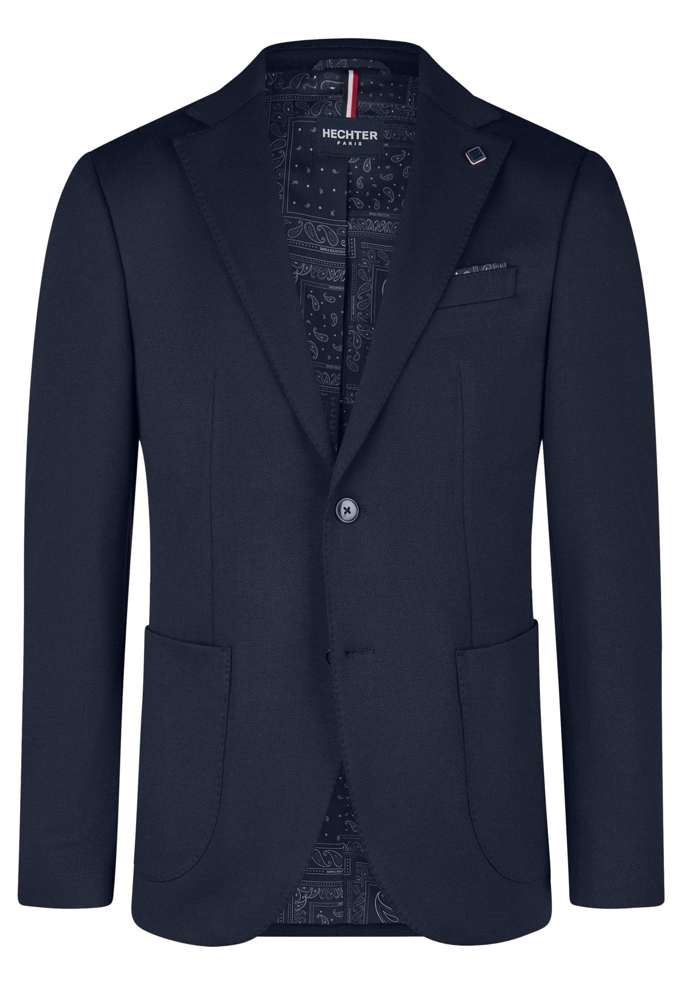 HECHTER PARIS Regular fit Business-colbert 'Modern Fit' in Blauw: voorkant