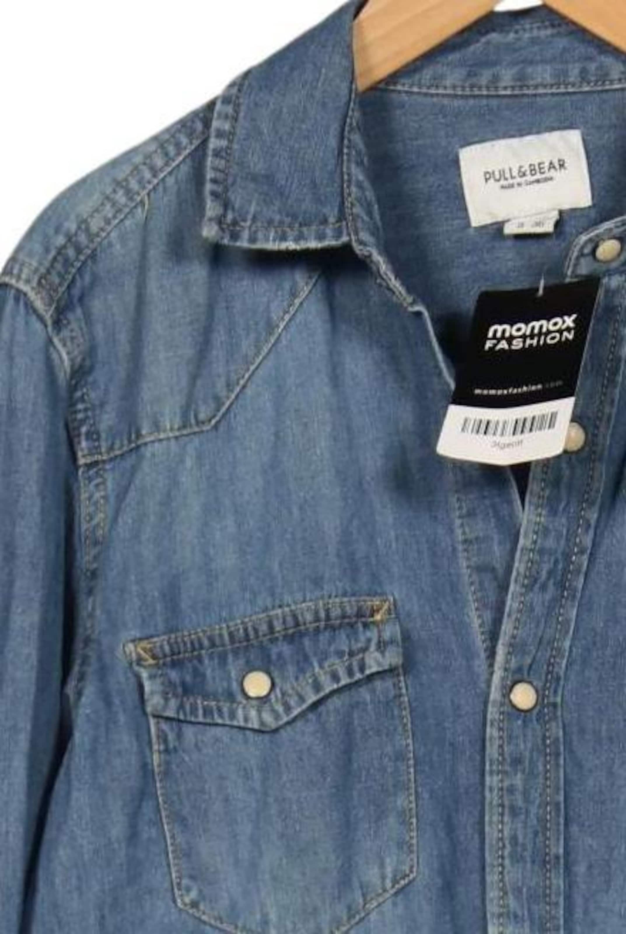 Pull&Bear Hemd S in Blau