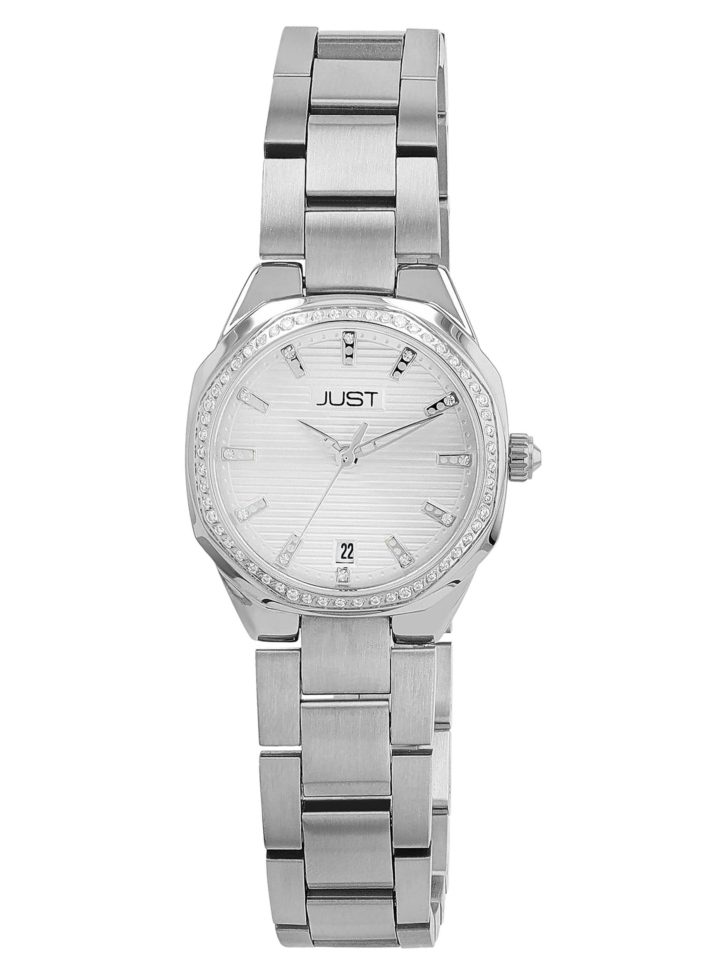 JUST Analog Watch '5 ATM' in Silver