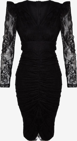 TrendyolHaljina - crna boja: prednji dio