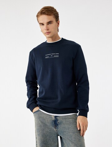 Koton Sweatshirt in Blue: front