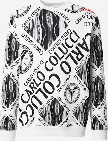 Carlo Colucci - Sudadera en blanco: frente
