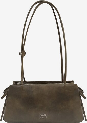 Borsa a spalla di Coveri in grigio: frontale
