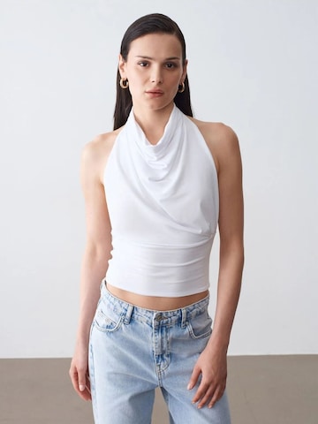 Dilvin Blouse 'Blusen' in Wit: voorkant